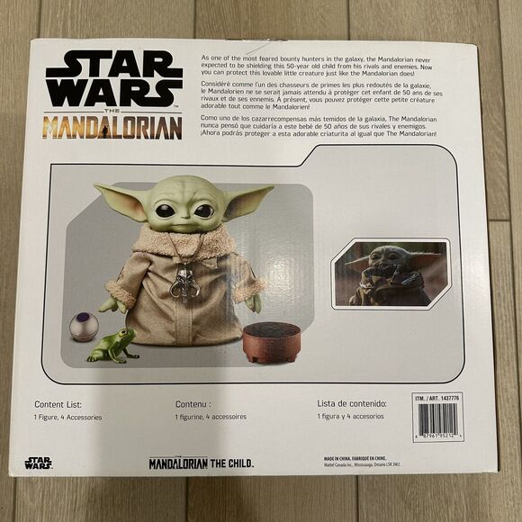 The Child Grogu Star Wars The Mandalorian Disney Baby Yoda Exclusive NEW SEALED - Picture 2 of 8
